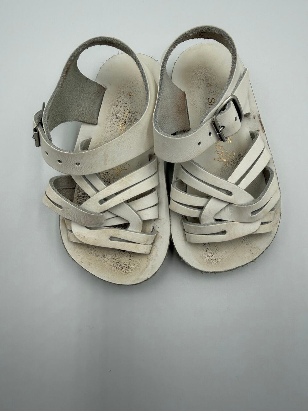 Sunsan strap-wees white size 4
